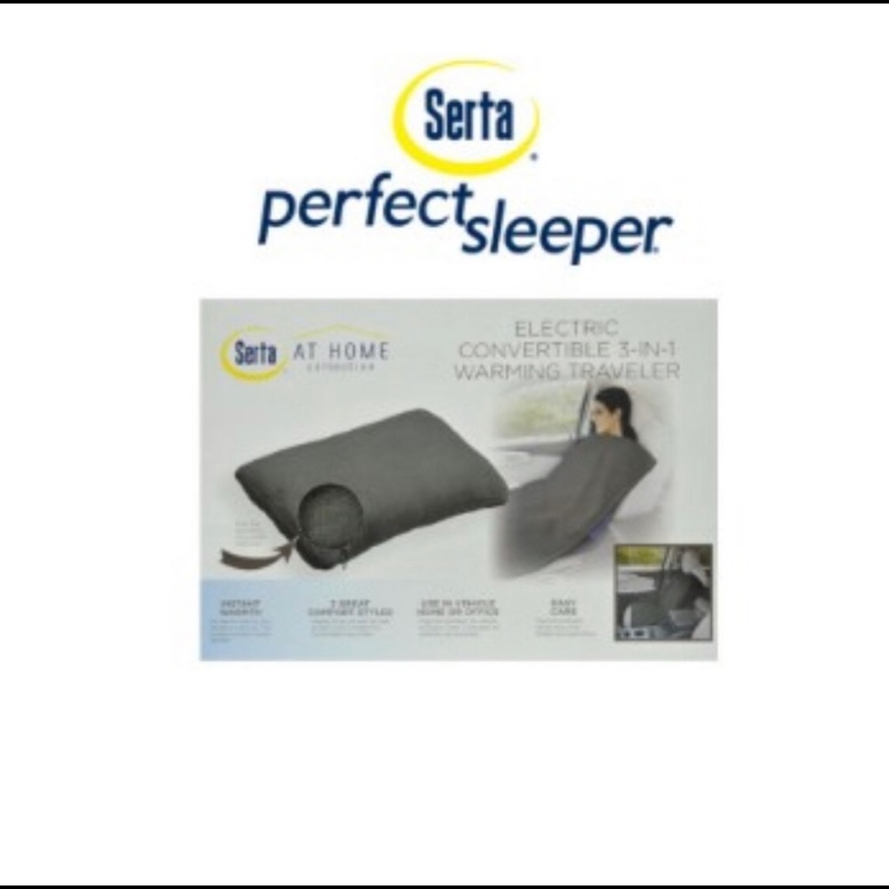 SERTA Convertible 3-in-1 heated traveler